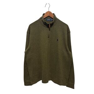 🐎 Polo Ralph Lauren Quarter Zip Knit Sweater size XL